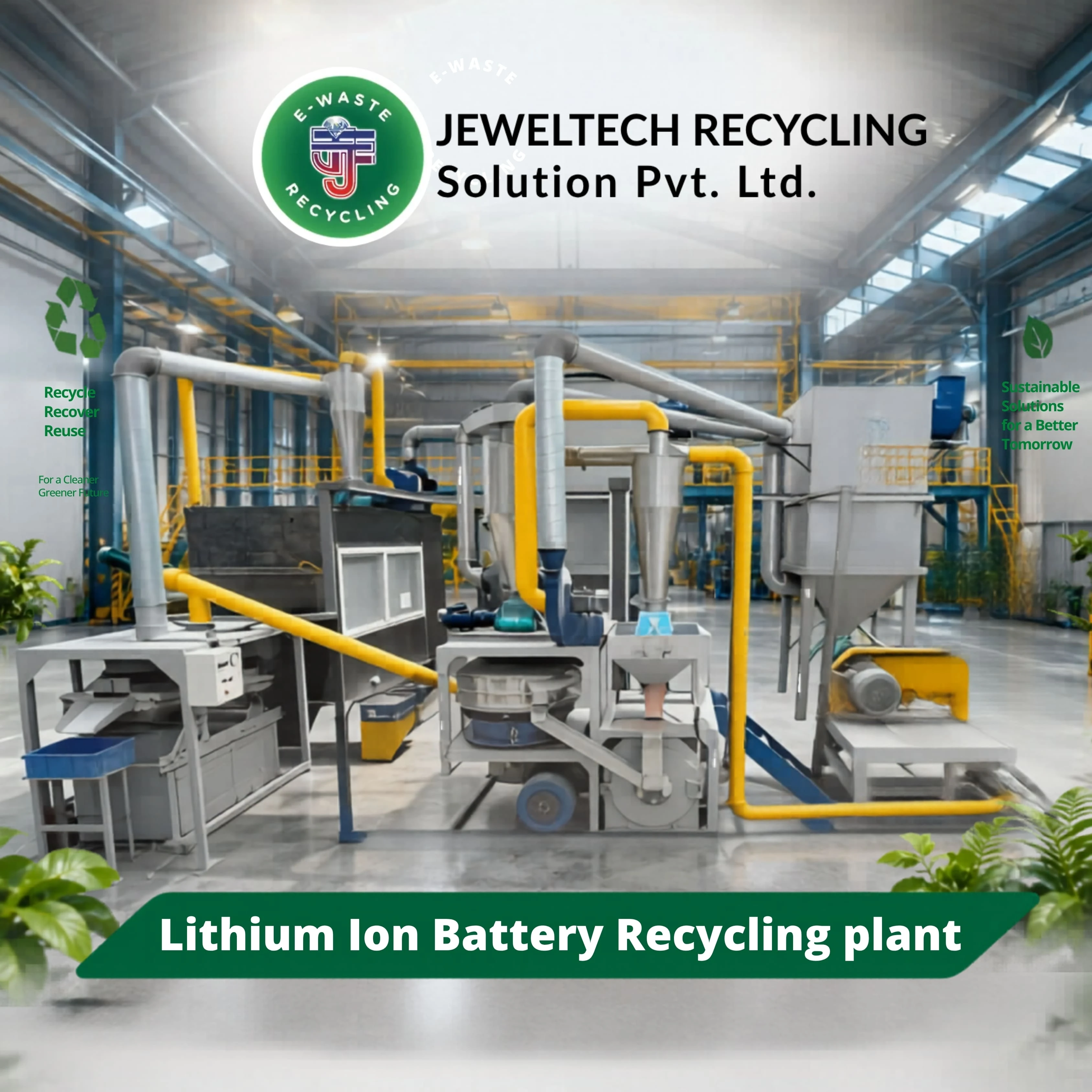 Lithium Battery Recycling Setup