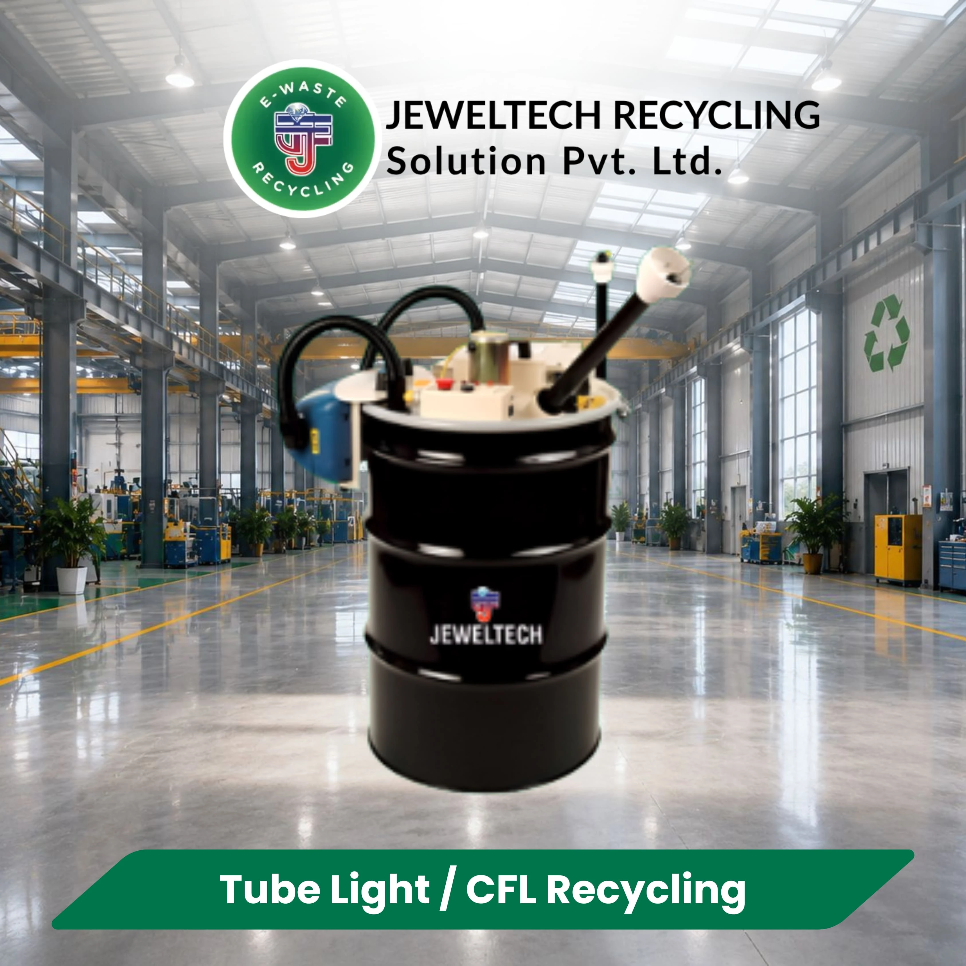 Tube Light CFL Recycling Machine